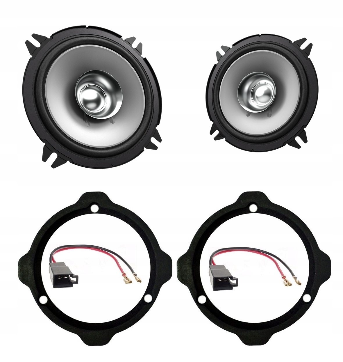 Automobilové reproduktory 130 mm Dual-Cone distanční Audi A3 8L Kenwood KFC-S1356