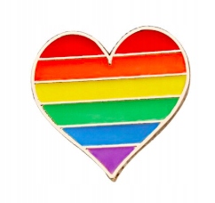 

Serce Lgbt Pride pin