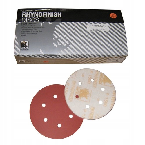 

Indasa Papier Ścierny Gąbka Rzep 150mm 6otw P 800