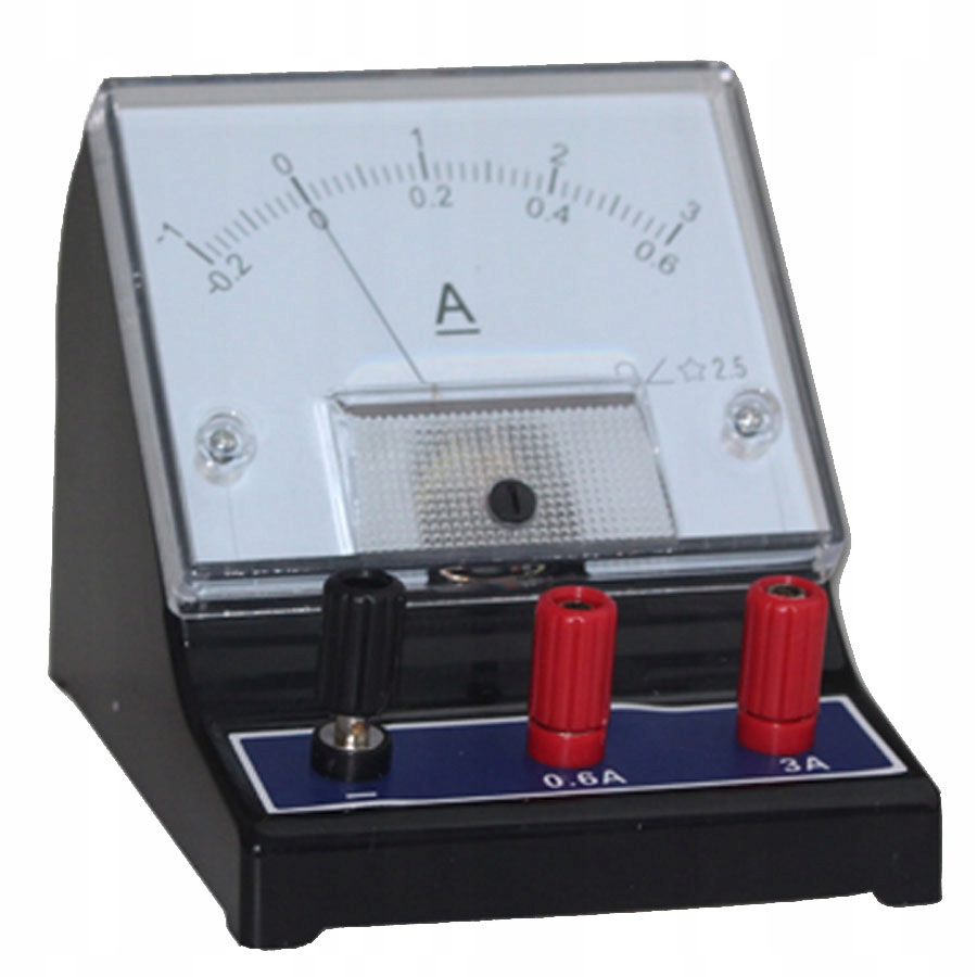 Amperomierz analogowy szkolny DC do 3A