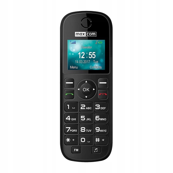 Telefon Comfort Maxcom MM35D Czarny MM35D