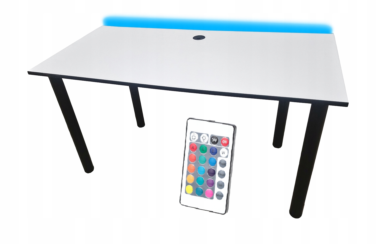 BIURKO GAMINGOWE RGB LED wysyłka 24 godz.