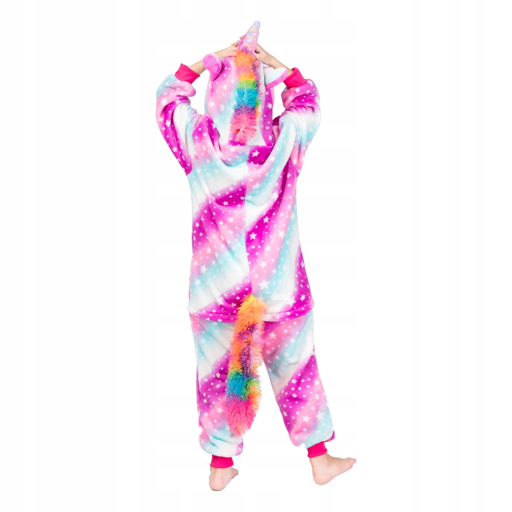 PIŻAMA KIGURUMI JEDNOROŻEC DLA DZIECI ONESIE 140CM Rozmiar 140
