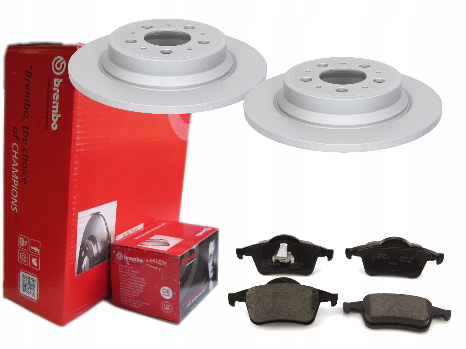 

Tarcze Klocki Brembo Tył Volvo S60 S80 V70 I II