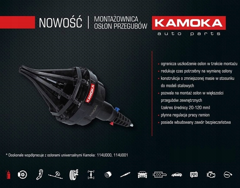 MONTAZOWNICA OSLON PRZEGUBOW ROZPIERAK PNEUMAT EAN 5901779868981