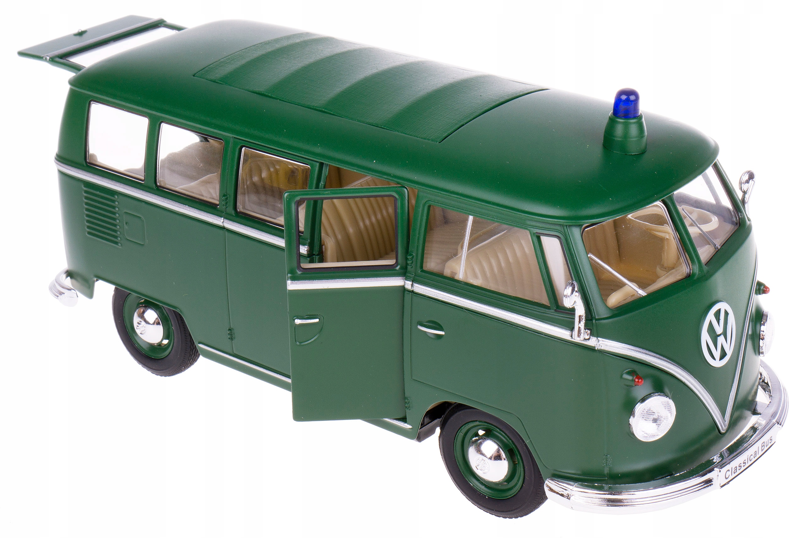 1963 Volkswagen Policie Bus T1 Model Welly 1:24