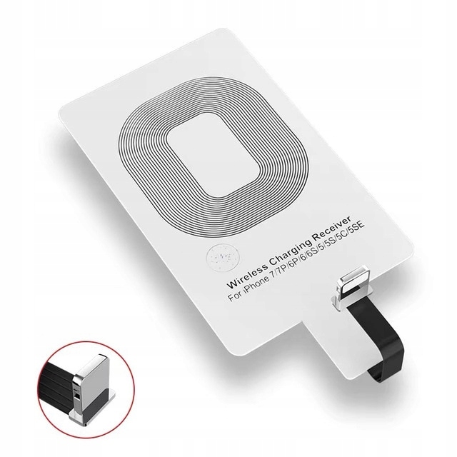 

Indukcyjny Adapter Qi Lightning Usb-c micro Usb B