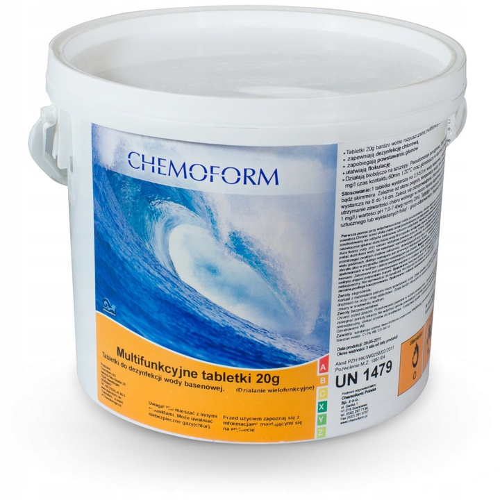 

Tabletki multifunkcyjne 6w1 20g 3kg chemia chlor