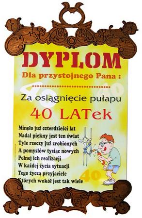 

Dyplom Na 18 20 30 40 50 Urodziny