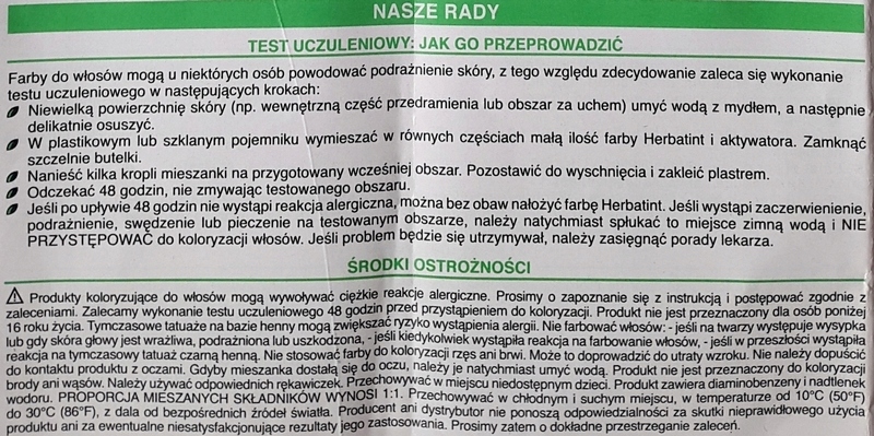 10N PLATYNOWY BLOND HERBATINT FARBA ZIOŁOWA Nazwa koloru producenta 10N
