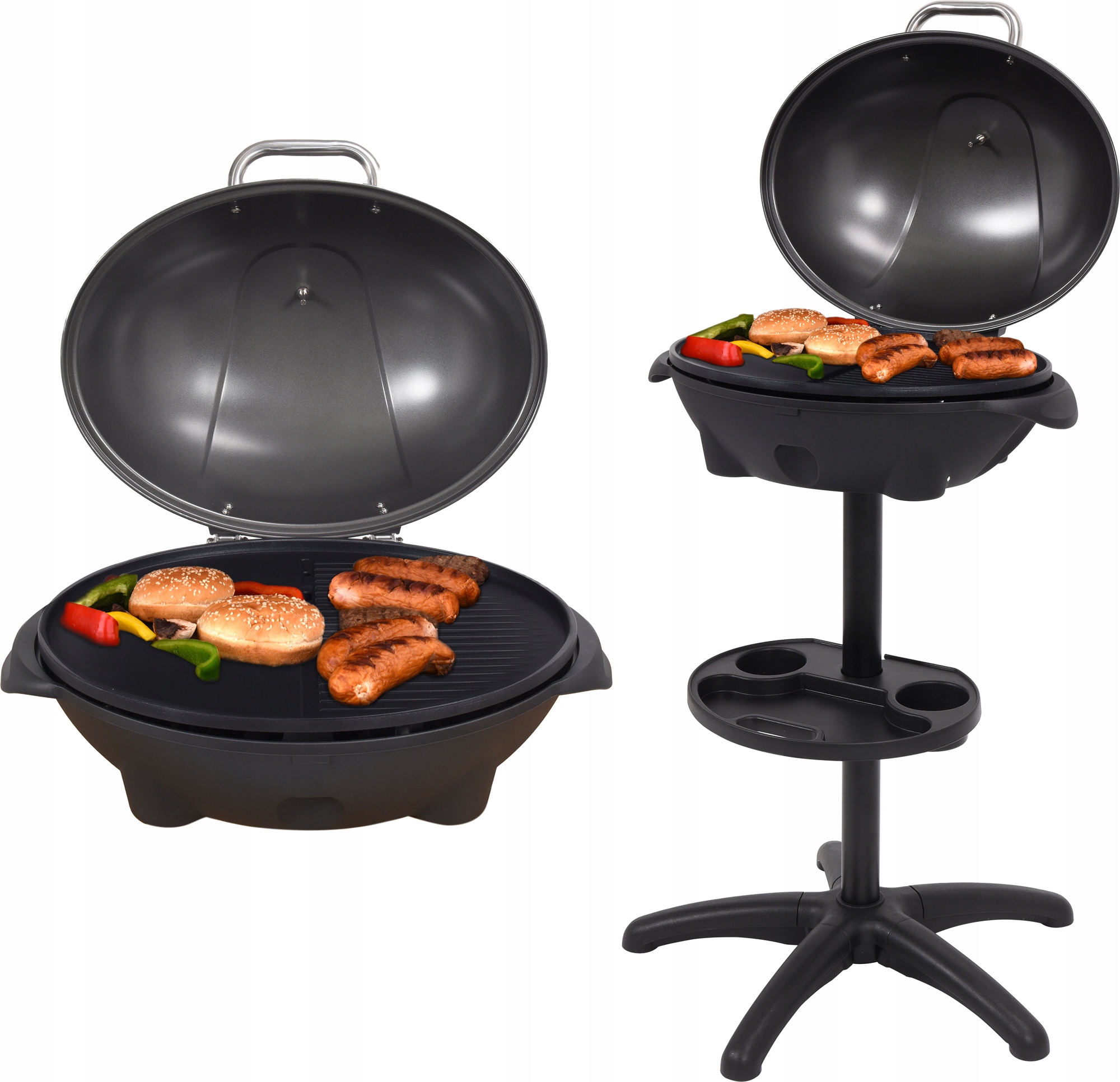 

Grill Elektryczny 2400W Ogrodowy Balkonowy Na Stół