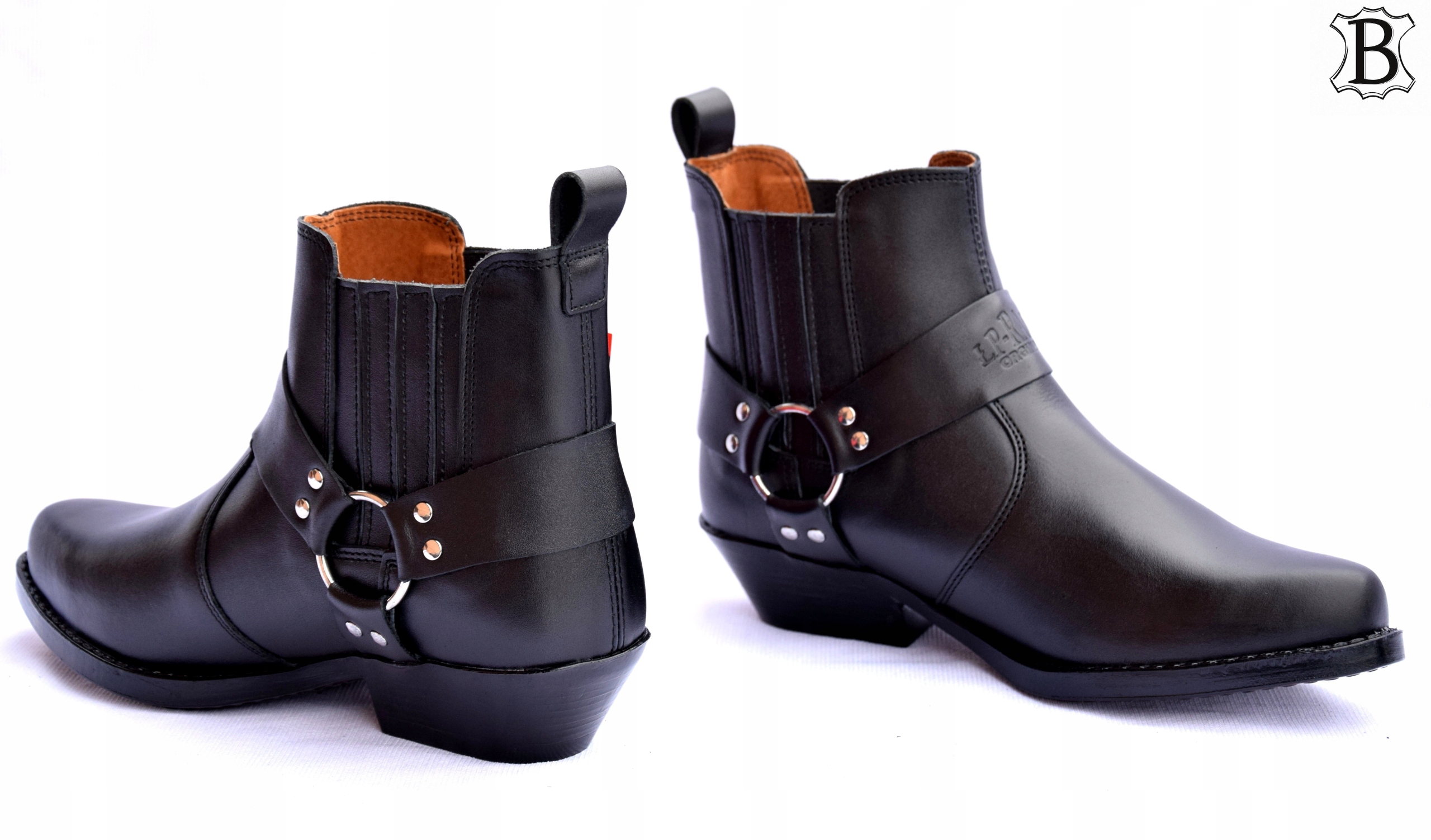 KOWBOJKI NA CHOPPER HARLEY RACE BOOTS HONDA KG1 Zapięcie wsuwane