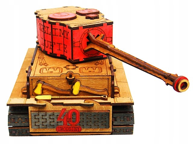 Tank nádoba na láhev dárek k 40. narozeninám