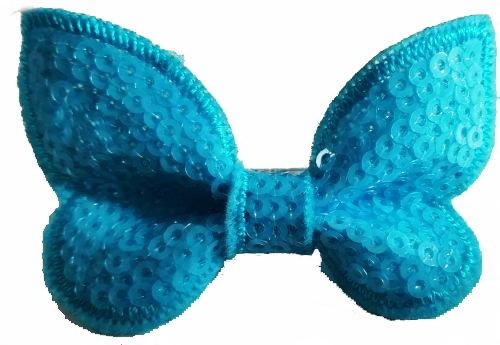 

Zjawiskowe Kokardki Motylki Na Spinkach Niebieskie