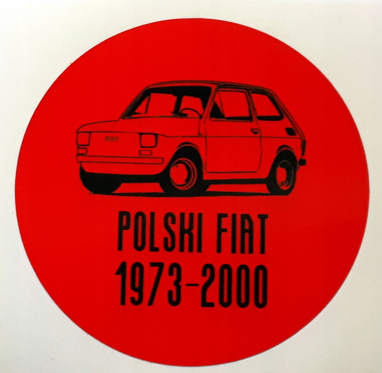 

Polski Fiat naklejka