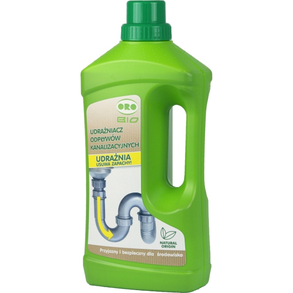 BIO UDRAŻNIACZ ODPŁYWÓW KANALIZACYJNYCH 1L ORO