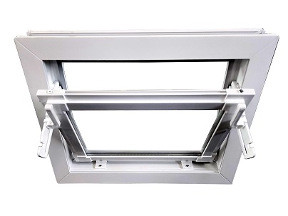 OKNO 600 x 400 BIAŁE INWENTARSKIE PIWNICZNE Szerokość 600 mm