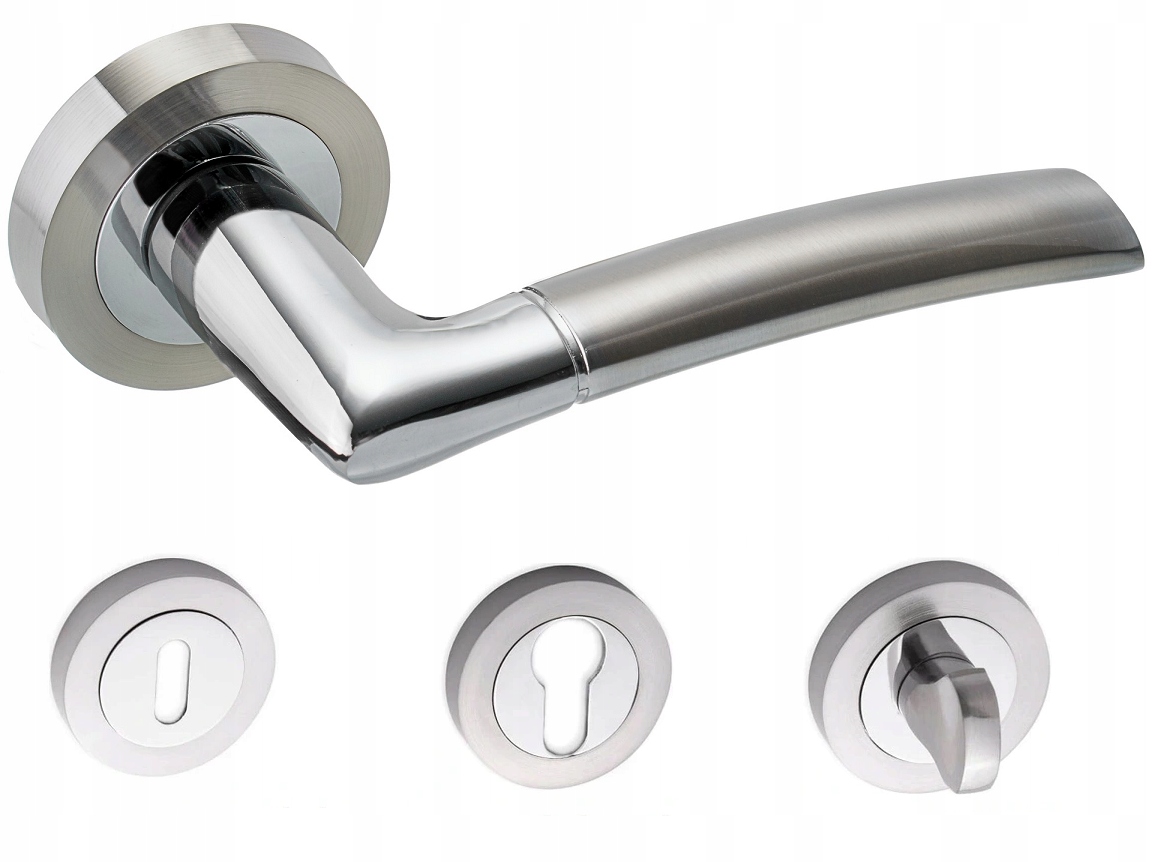 

Outlet Klamka Gamet Verdor chrom/satyna rozety