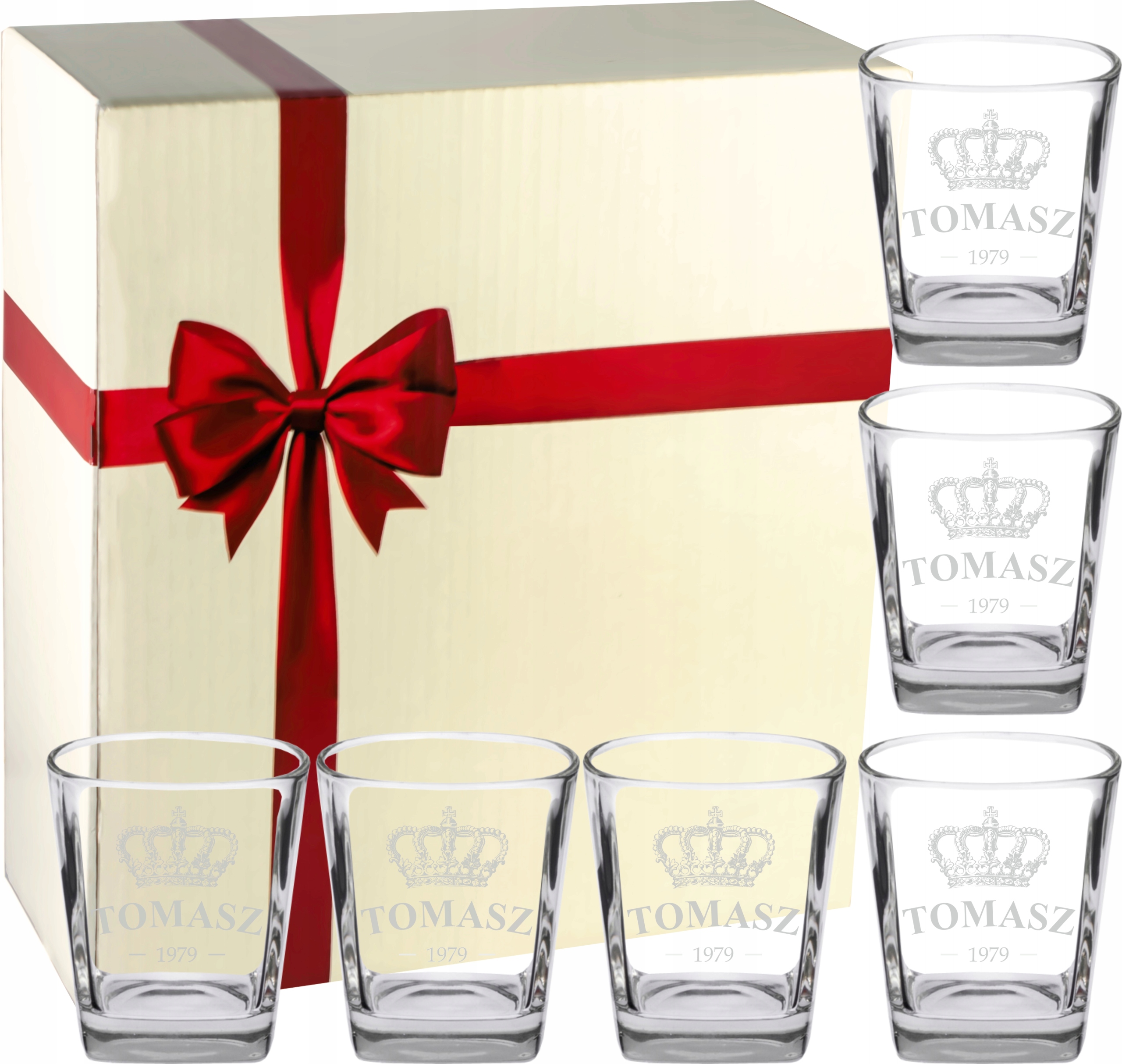 

Szklanki Whisky X 6 Z Grawerem Pudełko Na Alkohol