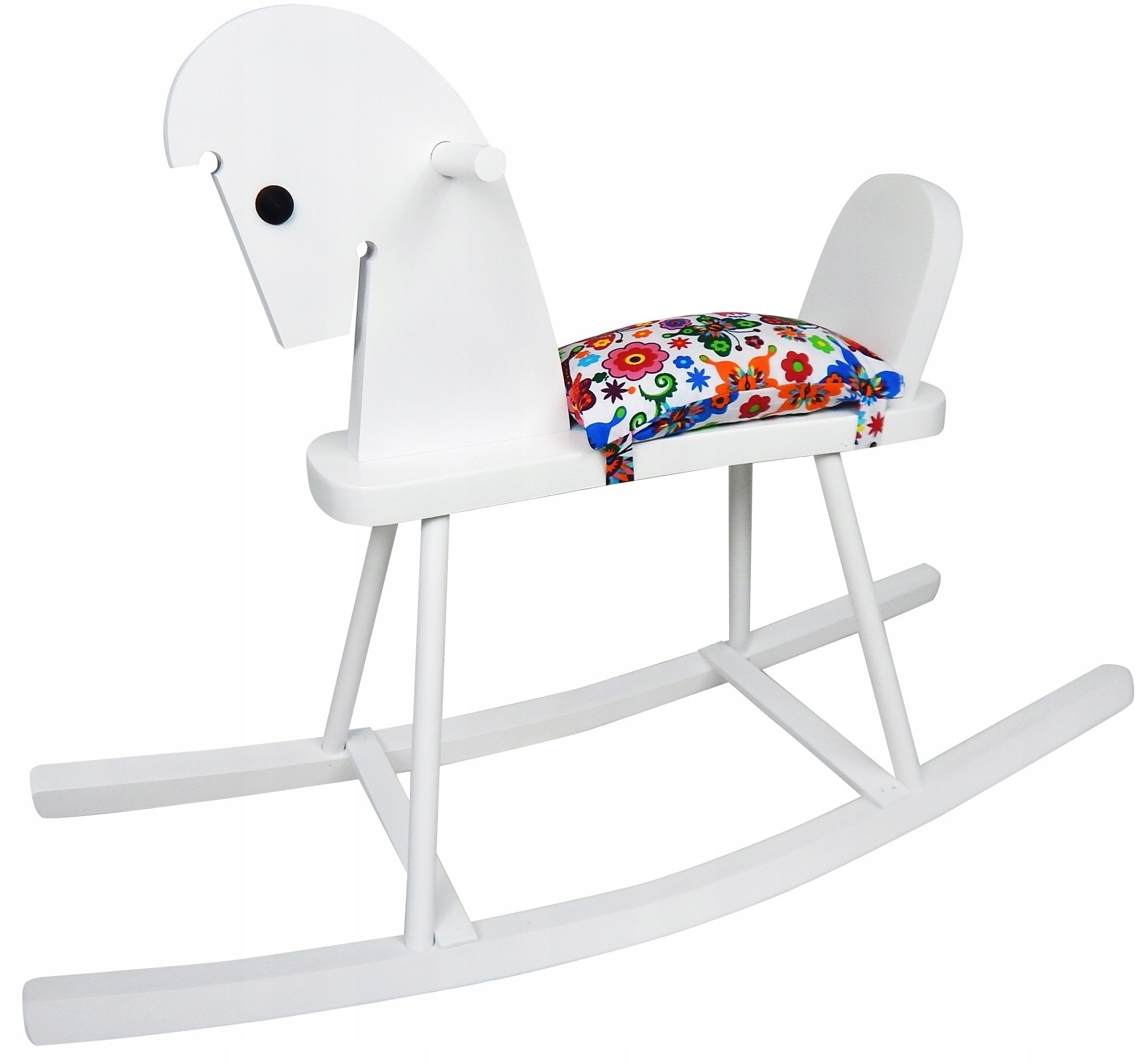 

Konik na biegunach koń Polski drewniany + Poduszka