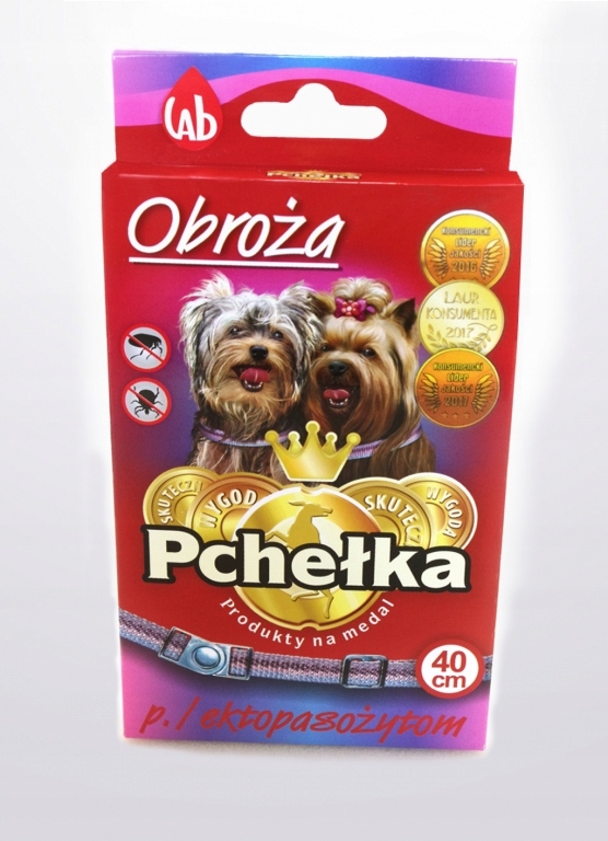 

Obroża Przeciwko Pchłom Kleszczom Pchełka 40 CM