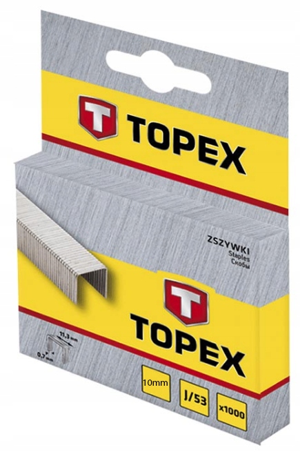 ZSZYWKI TYP J, 10 MM, 1000 SZT.