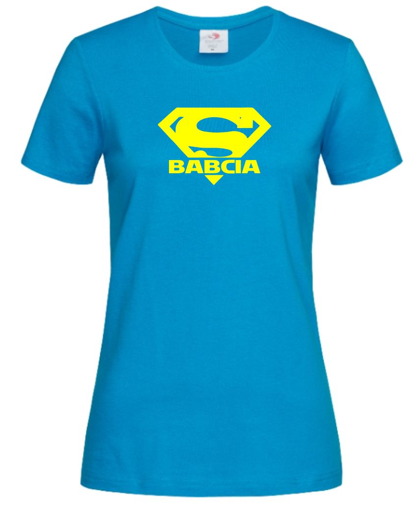 KOSZULKA DLA BABCI NA DZIEŃ BABCI SUPER BABCIA L Rozmiar L