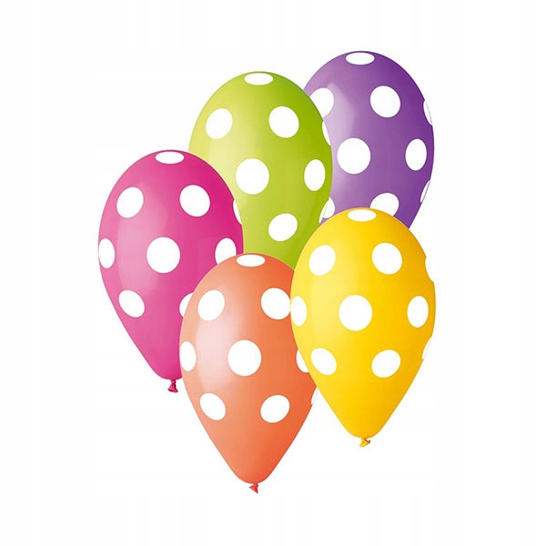 

Balony okrągłe z nadrukiem Grochy – 12” – 25 szt.