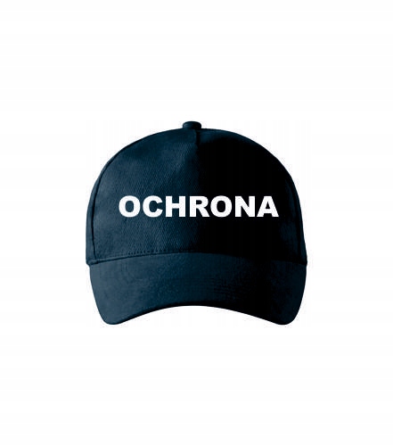 

Czapka z daszkiem nadruk Ochrona ochroniarz Uni