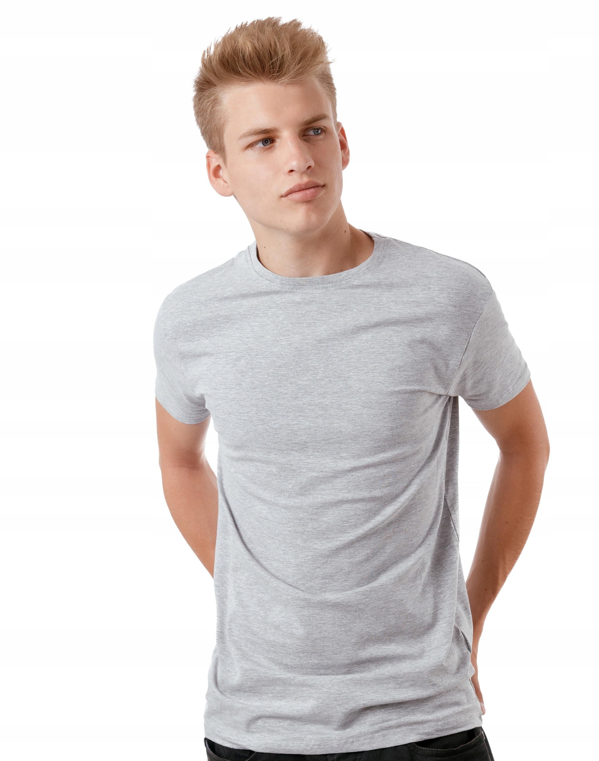 

Koszulka Podkoszulek Męski Tshirt 135833 r M szary