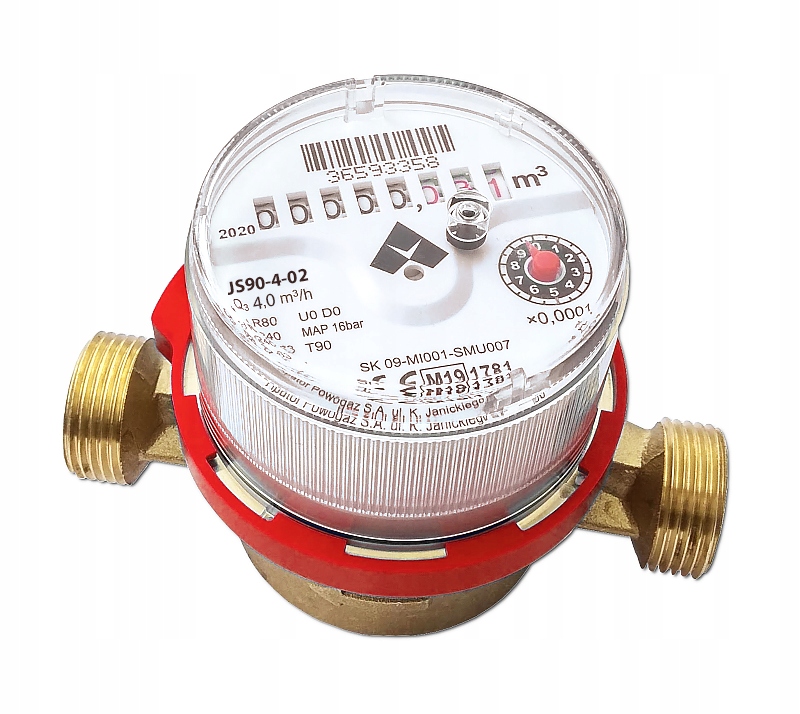 

Wodomierz Licznik Wody Ciepłej 3/4 4,0 Legal 2027