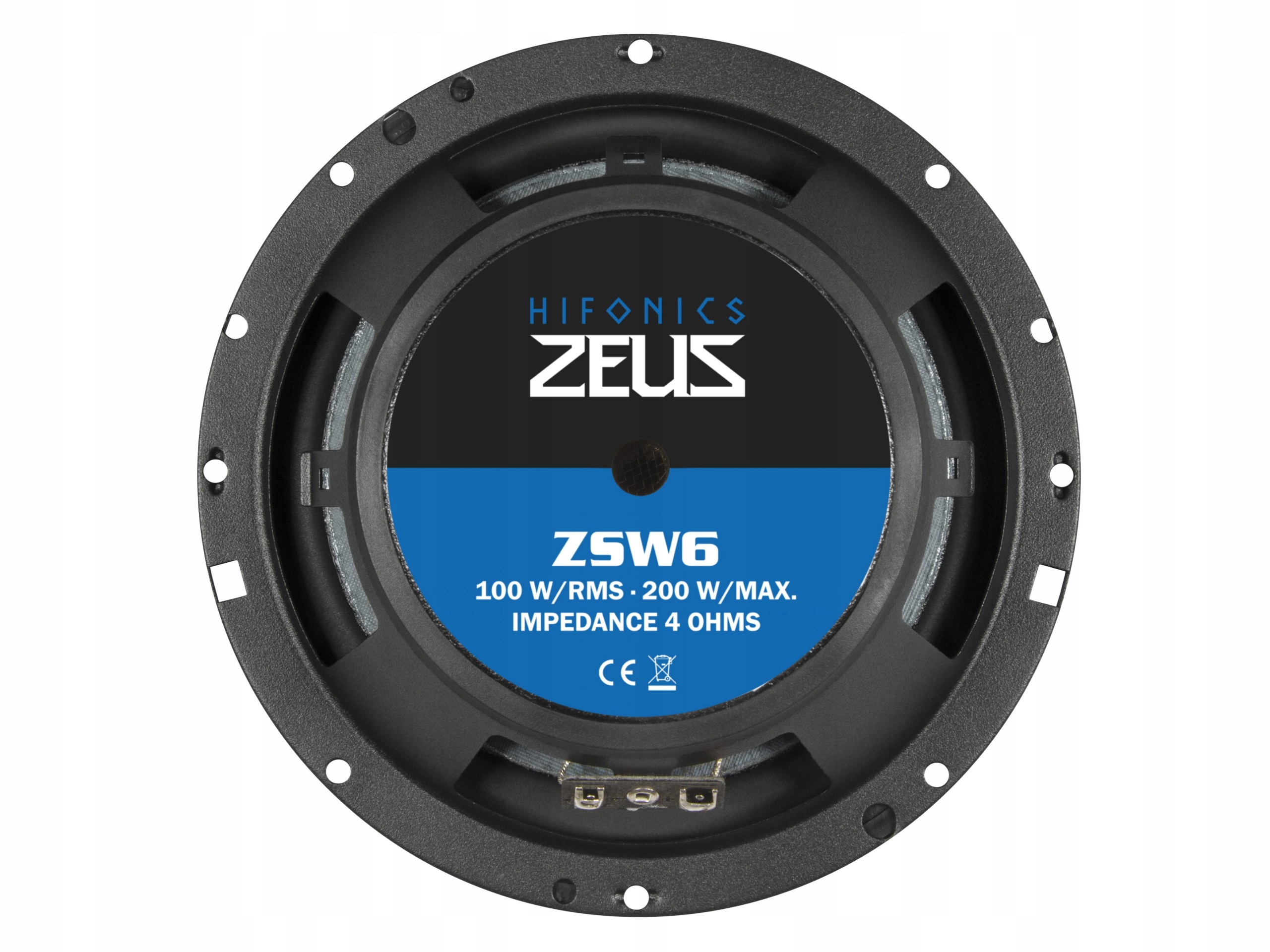 HiFonics ZS6.2E głośniki system 165 mm 100 Wat RMS Moc znamionowa RMS 100 W