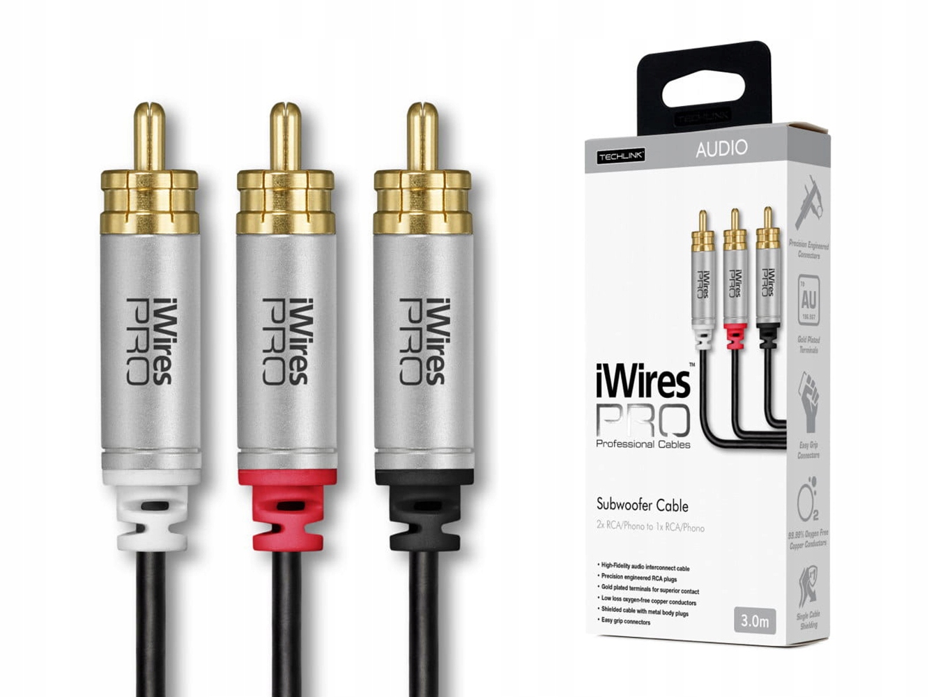 

Techlink iWiresPRO Kabel Przewód Do Subwoofera Y 3