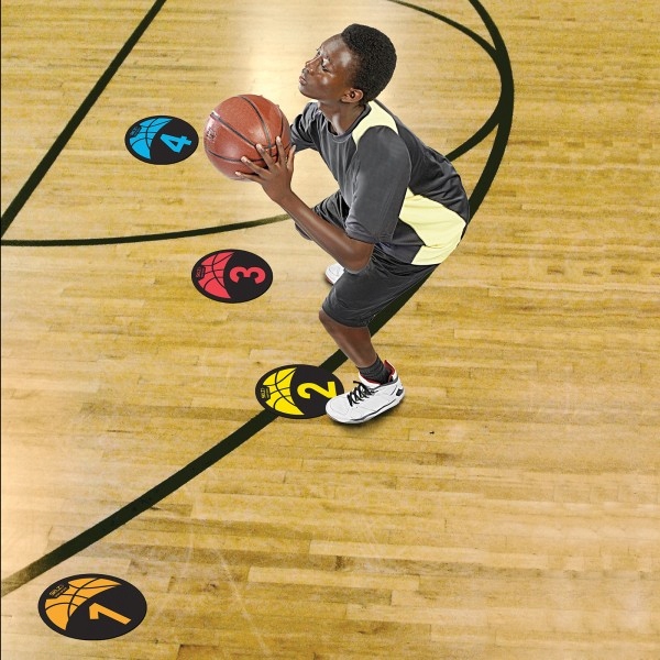 SKLZ MARKERY DO TRENINGU KOSZYKÓWKI Z TIMEREM