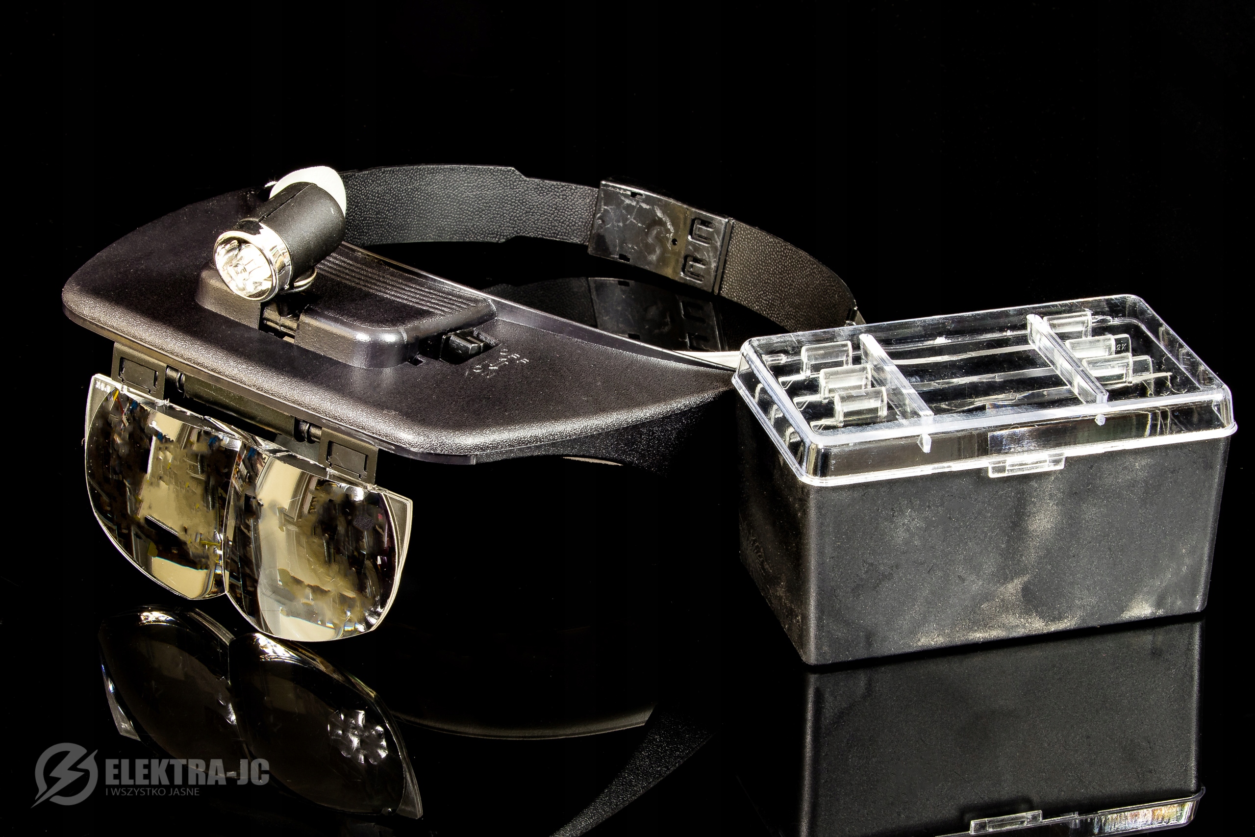 Okulary Lupa na Głowę MP244L 1,2x-3,5 LED - OL007 Model MP244L