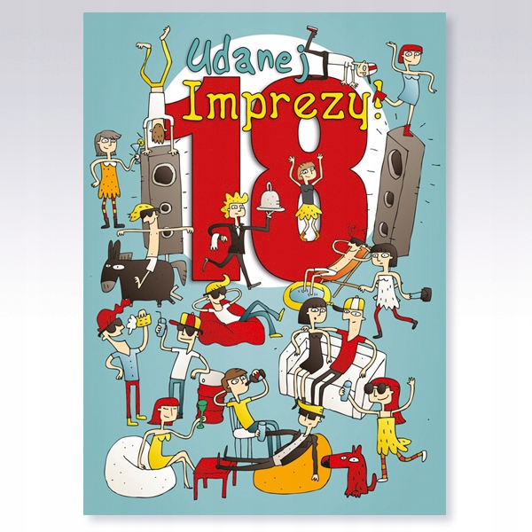 

Karnet Laurka Kartka Urodziny Osiemnaste Przest 18