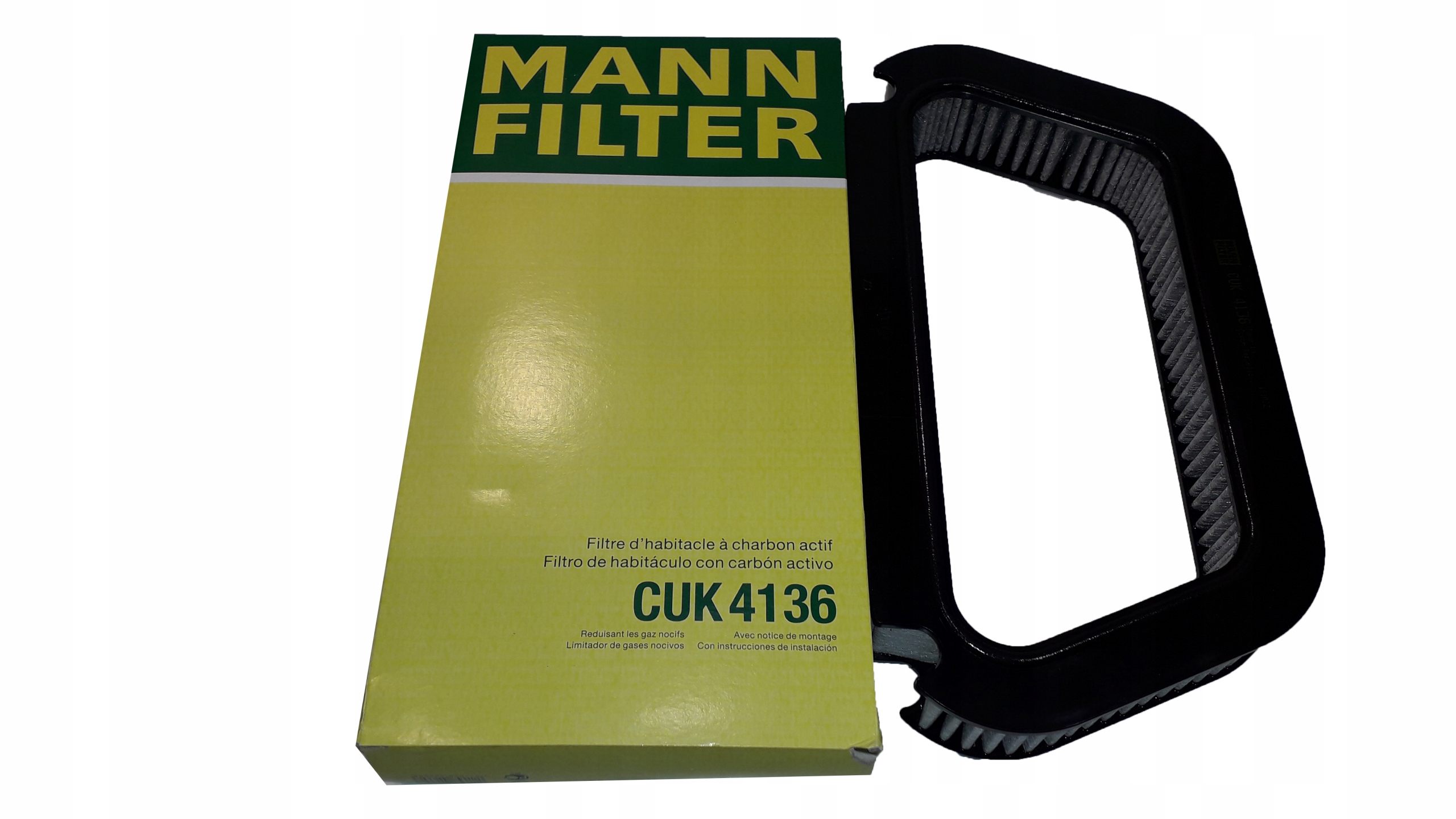 4136 - Mann салонный фильтр CUK4136 AUDI A8 03-