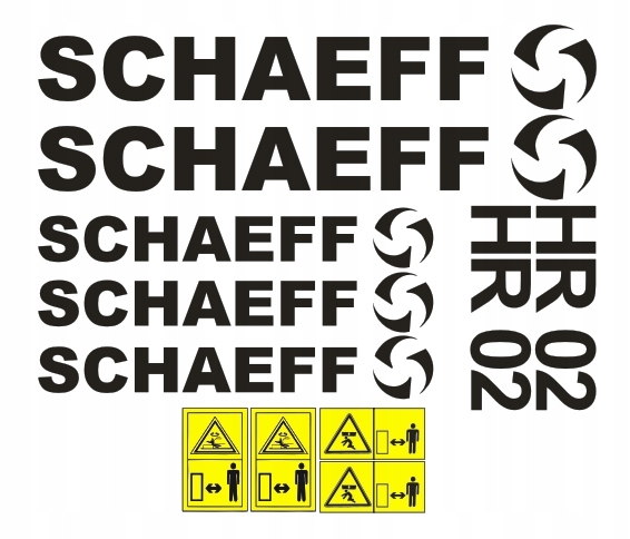 Samolepky s nálepkami – Schaeff Hr 02