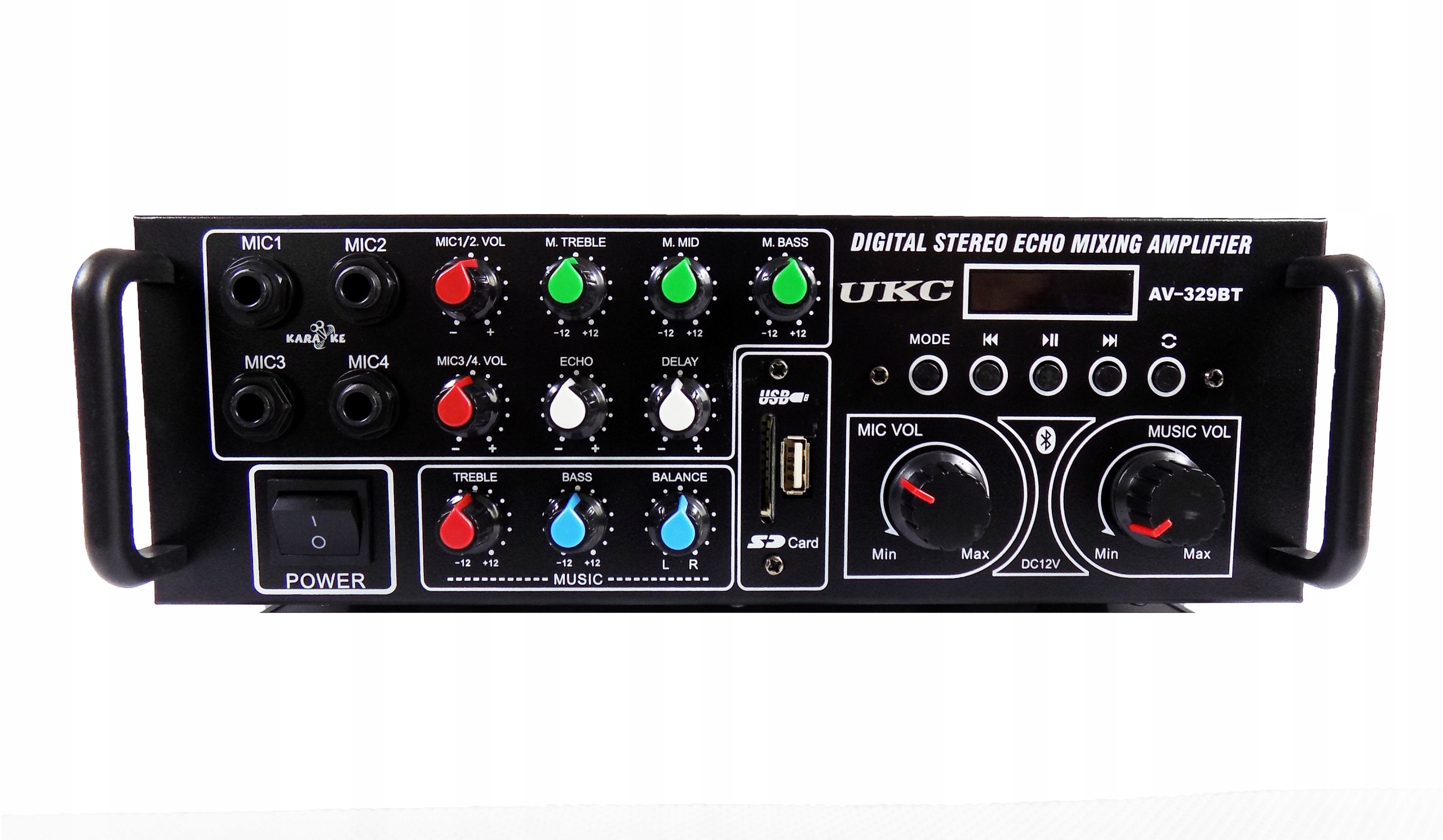 WZMACNIACZ AMPLITUNER STEREO BLUETOOTH RADIO USB Marka UKC