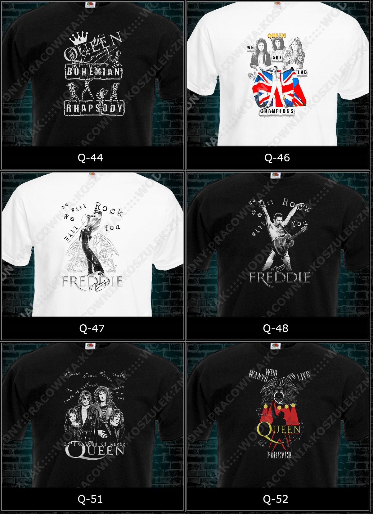 koszulka queen freddie mercury super prezent WZORY Rozmiar S