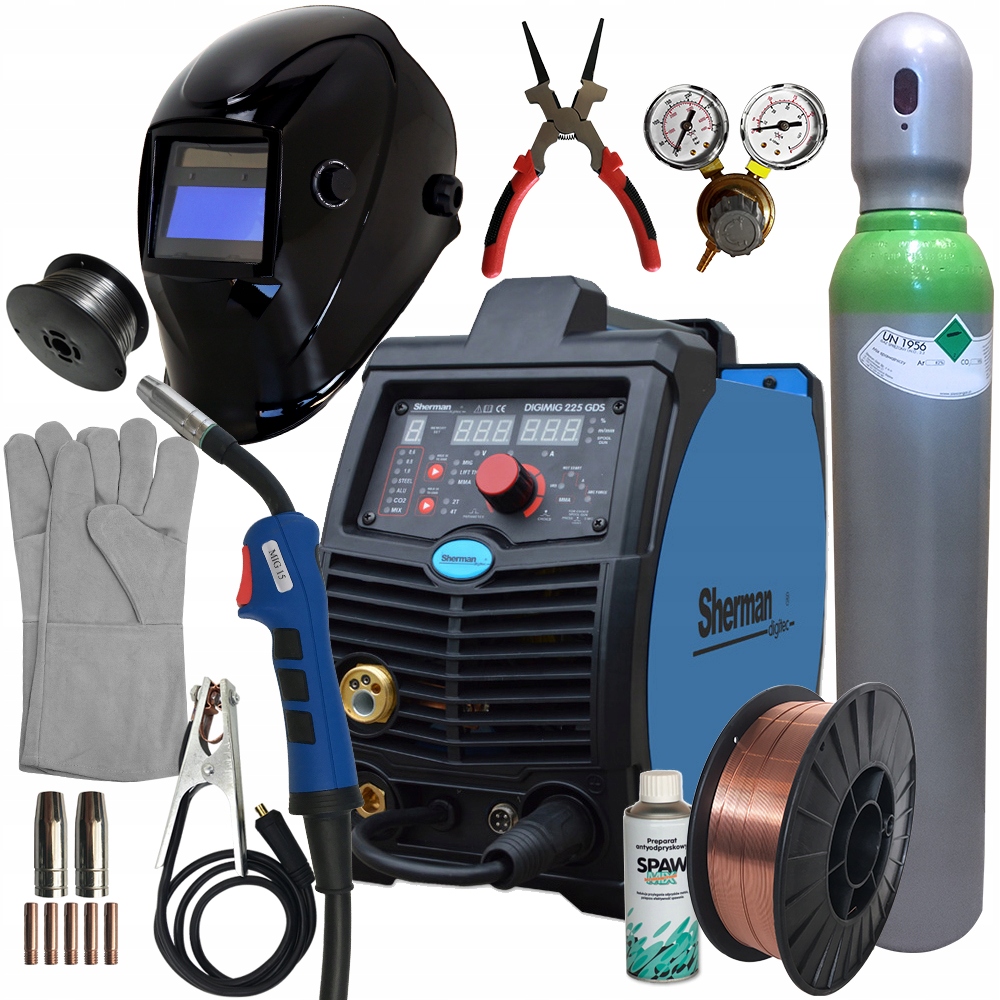 Spawarka MIGOMAT MIG 220 Synergia IGBT zestaw MAG