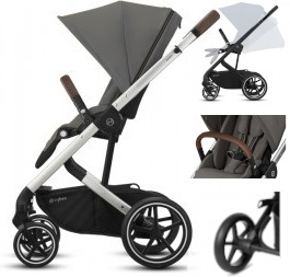 ПРОГУЛОЧНАЯ КОЛЯСКА CYBEX BALIOS S LUX SILVER FRAME *ЦВЕТА