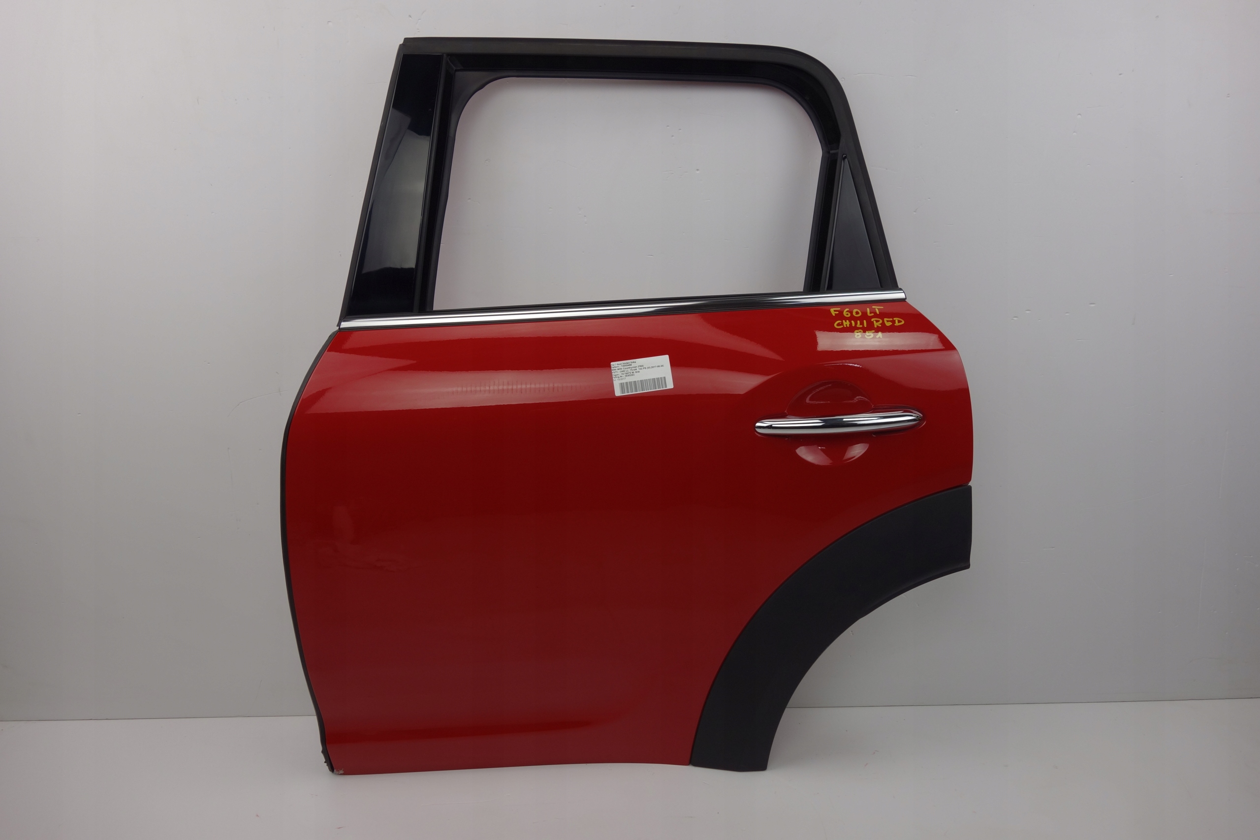 DRZWI LEWE TYLNE MINI F60 CHILI RED 851