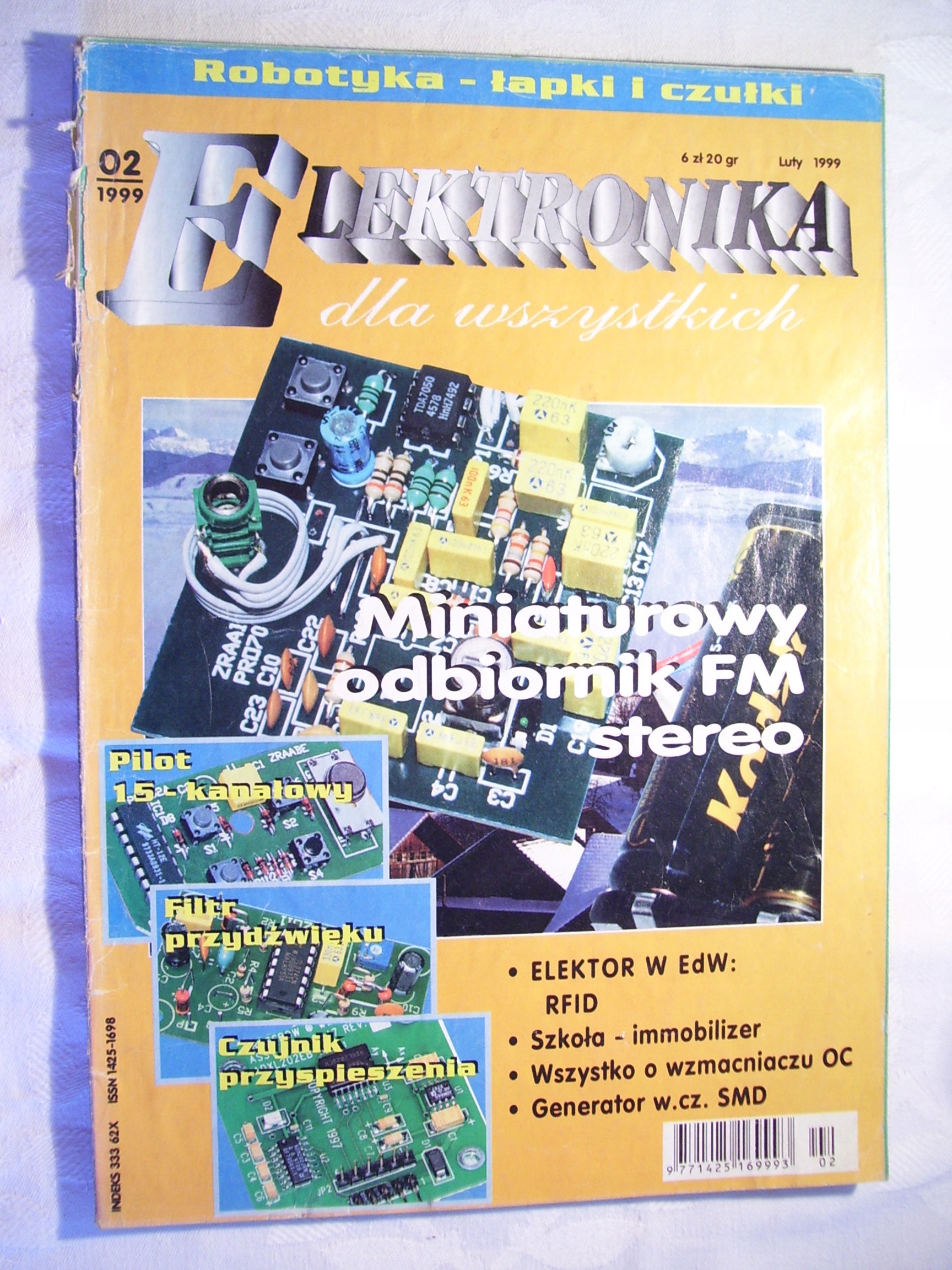 ELEKTRONIKA DLA WSZYSTKICH 1999 Numer czasopisma 1