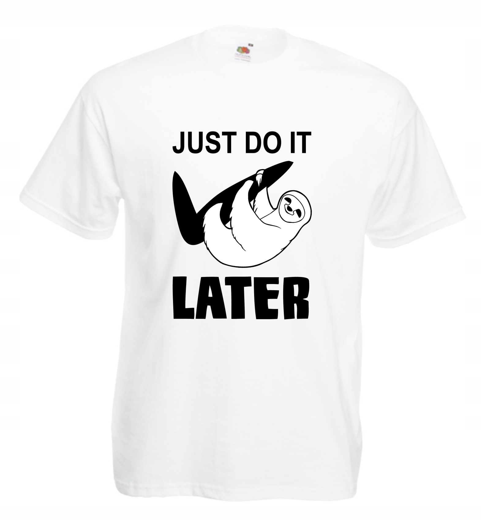 

Koszulka męska Just Do It Later Leniwiec r XL