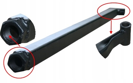 Łącznik długi z gwintem wewn typ B - AC 212B