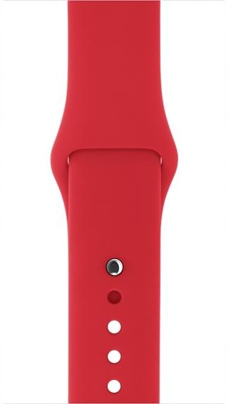 Силиконовый ремешок для iWatch 42/44 S / M Red производитель другой