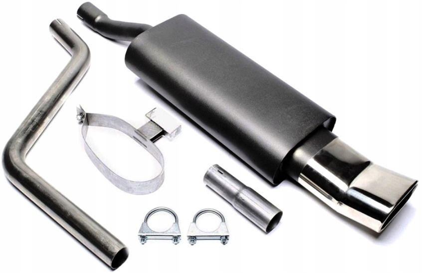 EVOP3EDTM - VW POLO 86 / 86C спортивний глушник вихлопної труби 70X140MM DTM