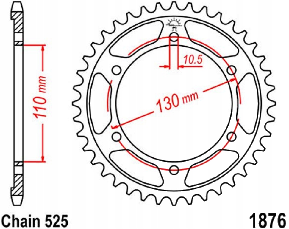 Zadní ozubení Jtr 43-46 zubů Suzuki Gsx-r 1000 Ra Nové