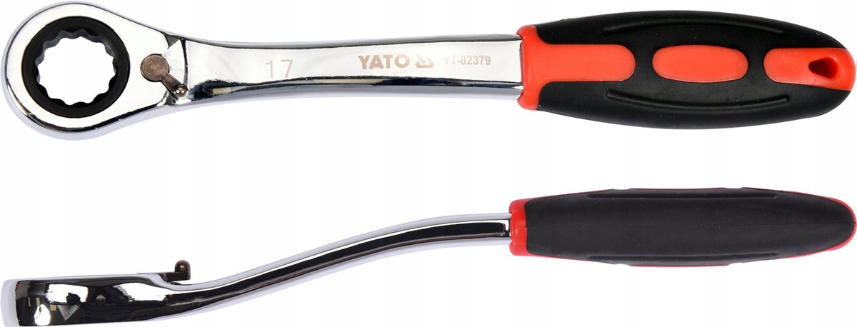 

Yato Klucz Oczkowy 17mm Z Grzechotką Odgięty CrV